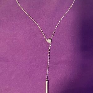 925 STERLING SILVER DROP NECKLACE